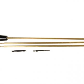 Hoppes 3-PC Brass Cleaning Rod .22 Cal