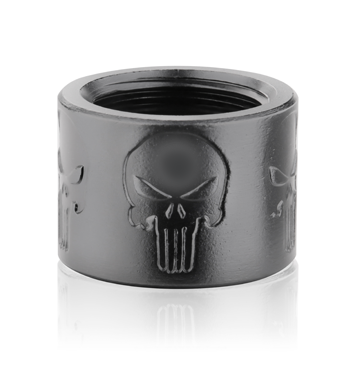 Backup Tactical, Skull X, Pistol Thread Protector, Black Finish, 1/2 x 28 RH