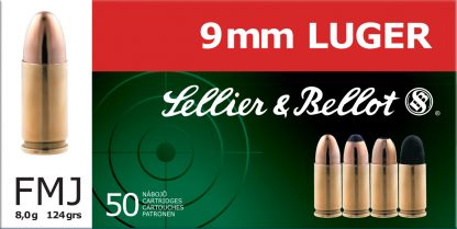 Sellier & Bellot 124Gr FMJ