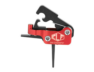 Elftmann Tactical, SE Trigger, Straight, Fits AR-15, Mil-Spec, Black