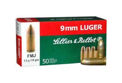 Sellier & Bellot 9mm 115GR FMJ
