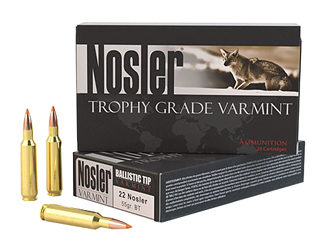 NOSLER, Trophy, 22 Nosler, 55Gr, Ballistic Tip, 20, 200