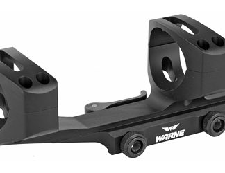 Warne Scope Mounts, Quick Detach Cantilever Mount, 34mm, Fits AR Rifles, Extended Skeletonized, Black Finish
