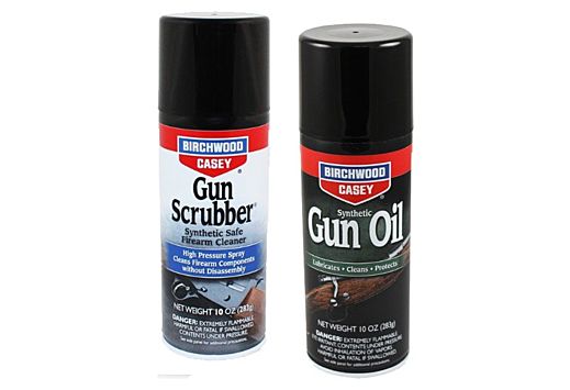 Birchwood Casey Gun Scrubber & Synthetic Oil 10oz Value Pack