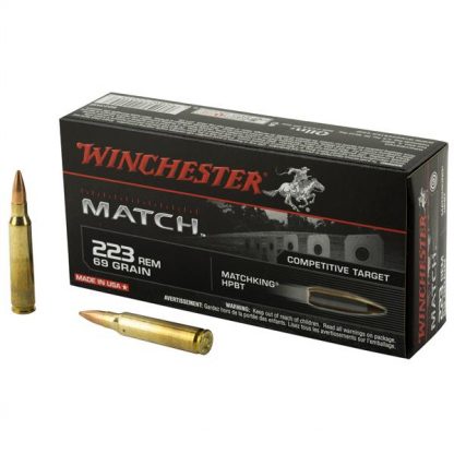 Winchester Match .223 Rem 69GR HPBT