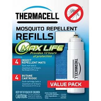 Thermacell Refill Unit Max Life 48 Hour (4 Fuel,4 Mats)