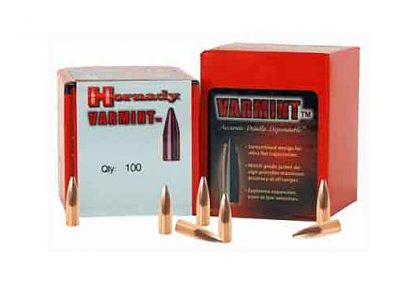 Hornady 22 Cal 55Gr FMJ-BT w/Cannelure