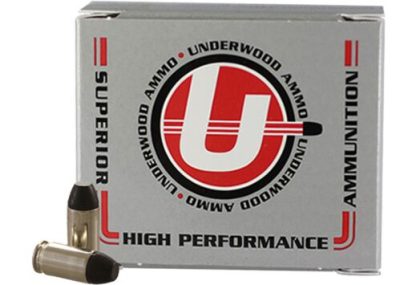 Underwood .380ACP 100GR Hardcast FN