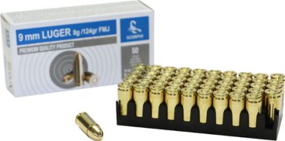 Scorpio 9MM 115GR 50RDs