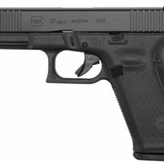 Glock 17 9mm Gen5 Fixed Sight 17-Shot Black Front Serrations