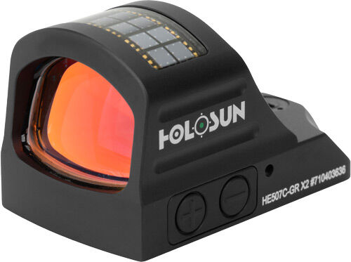 Holosun 507 Open Reflex Green Multi Reticle Solar Shake AWK