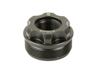 Rugged Suppressors, Fixed Mount, .578X28 Thread Pitch, For Use with Obsidian 45/9, Matte Finish, Black
