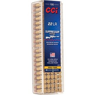 CCI Suppressor Max 22LR HP 970fps 100rd