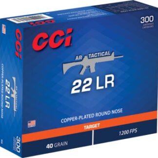 CCI Tactical 22LR 40GR Plated RN 1200FPS 300RD